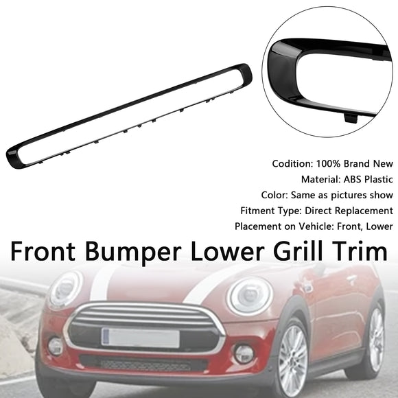 Guarnição inferior da grade do para-choque dianteiro 51117355238 Fit Mini F55 F56 F57 2014-2023