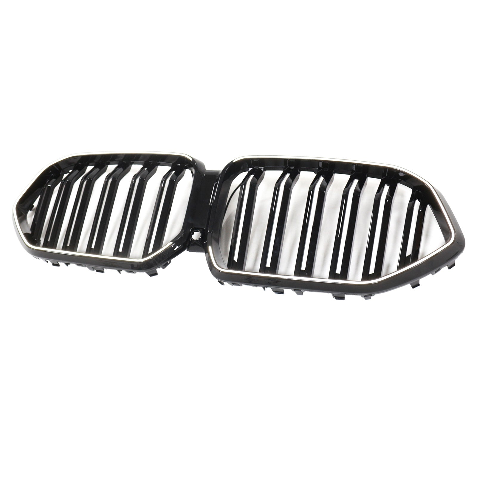 Grille de pare-chocs avant noire brillante pour BMW X6 G06 M50i 2020-2022 avec trou pour caméra