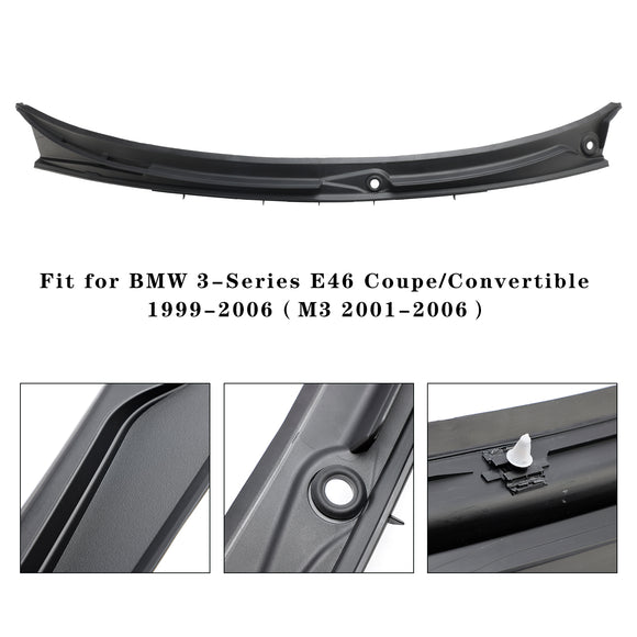 Ruitenwisser Cover Vent Cowl Grille Panel Voor BMW 3 SERIE E46 COUPE