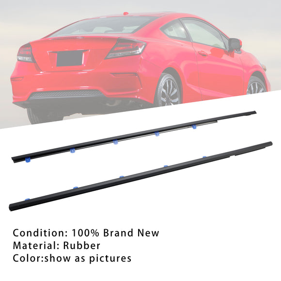 Linke + rechte Dichtungsstreifen-Gürtelform für Honda Civic Coupe 2D 2012–2015