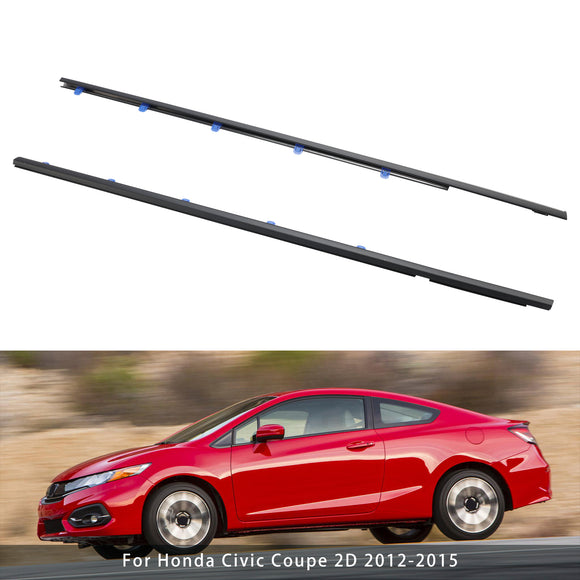 Linke + rechte Dichtungsstreifen-Gürtelform für Honda Civic Coupe 2D 2012–2015