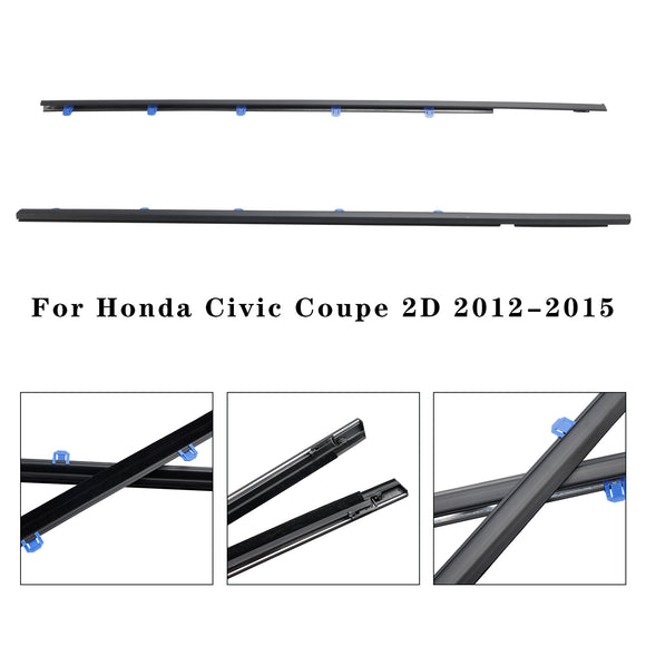 Linke + rechte Dichtungsstreifen-Gürtelform für Honda Civic Coupe 2D 2012–2015