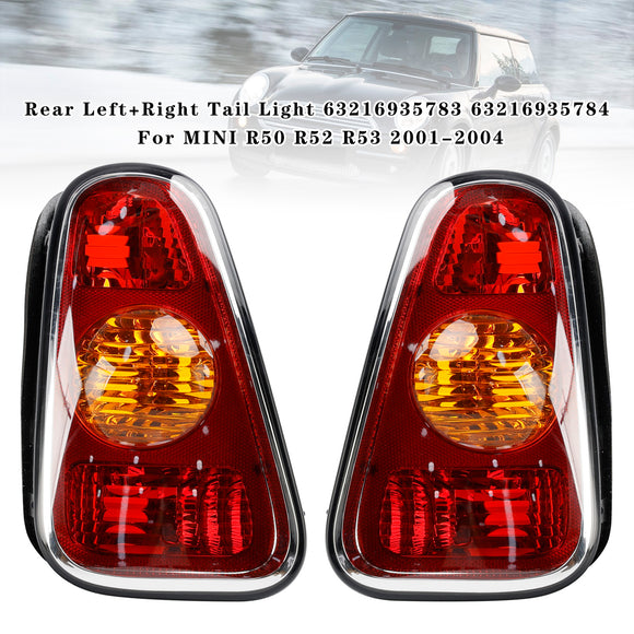 Achter Links + Rechts Achterlicht 63216935783 63216935784 Voor MINI R50 R52 R53 01-2004