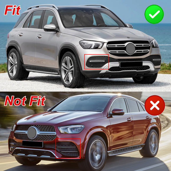 Rejilla del parachoques delantero compatible con Mercedes Benz Clase GLE. W167 GLE350 GLE450 2020-2022