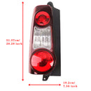 Left+Right Side Tail Light Lens Housing For Peugeot Partner 2012-2019-8