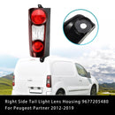 Right Side Tail Light Lens Housing 9677205480 For Peugeot Partner 2012-2019-4