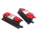 Left+Right Side Tail Light Lens Housing For Peugeot Partner 2012-2019-13