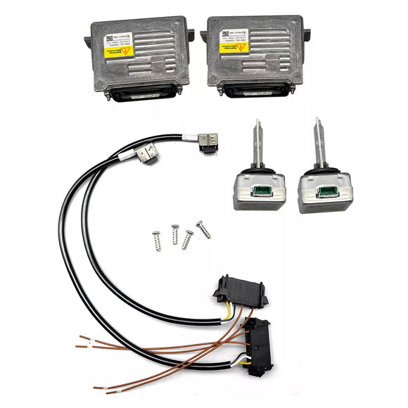 2x Xenon Ballast &amp; HID D3S Light Bulb Wire Kit Control Unit For GMC Acadia 2013-2016
