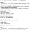 Vasen takasumuvalon heijastin 8693009 Volvo XC90 2003-2006-18
