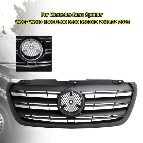 2019-2022 Mercedes Benz Sprinter W907 W910 1500 2500 3500 3500XD Grill Front Bumper Grille