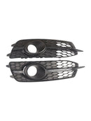 2X Auto-Frontstoßstangen-Nebelscheinwerfergitter für Audi A6 C7 S-Line 2012-2014-9