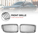 BMW 1994-2001 BMW 7 Series E38 740i/740iL/750iL/728i/735i Front Kidney Grill Chrome Grille-3
