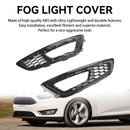 Ford 2015-2017 Focus F1EZ15200A F1EZ15201A Pair Front Bumper Fog Light Lamp Cover Bezel Grill-6