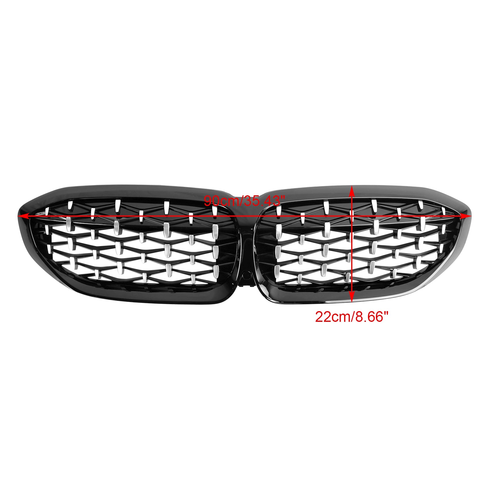 2019-2022 BMW 3 Series G20 320i/330i/320d/M340i/318i/330e Diamond Kidney Grille Grill