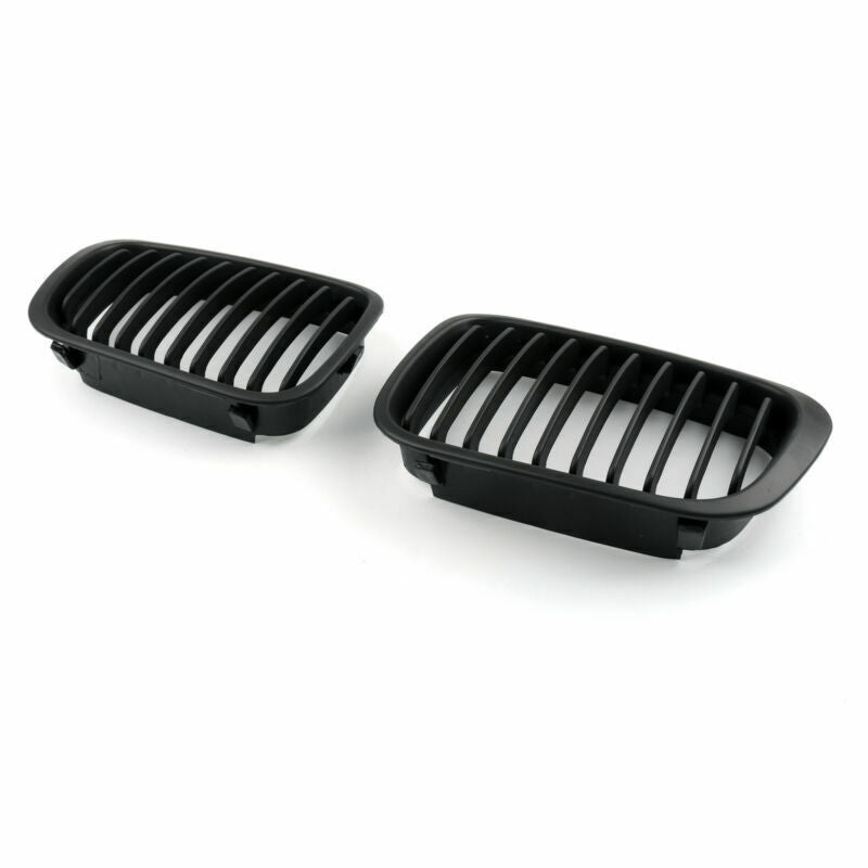 1998-2001 BMW E46 4 Doors 3 Series 318i/320i/325i/330i/318d/320d Front Kidney Grill Matte black Grille - 0