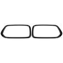 2018-2023 BMW X2 F39 sDrive18i/xDrive20i/sDrive20i/xDrive25e/M35i Embellecedor de cubierta de marco de parrilla de parachoques delantero negro brillante-1