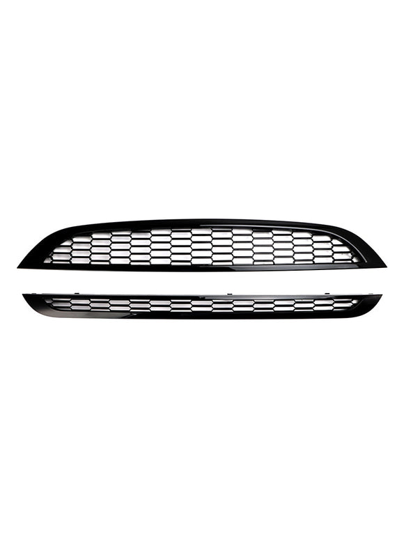 Mini 2002-2006 R50 One 1.4i 2 STUKS Honingraat Mesh Voorgrill Grille