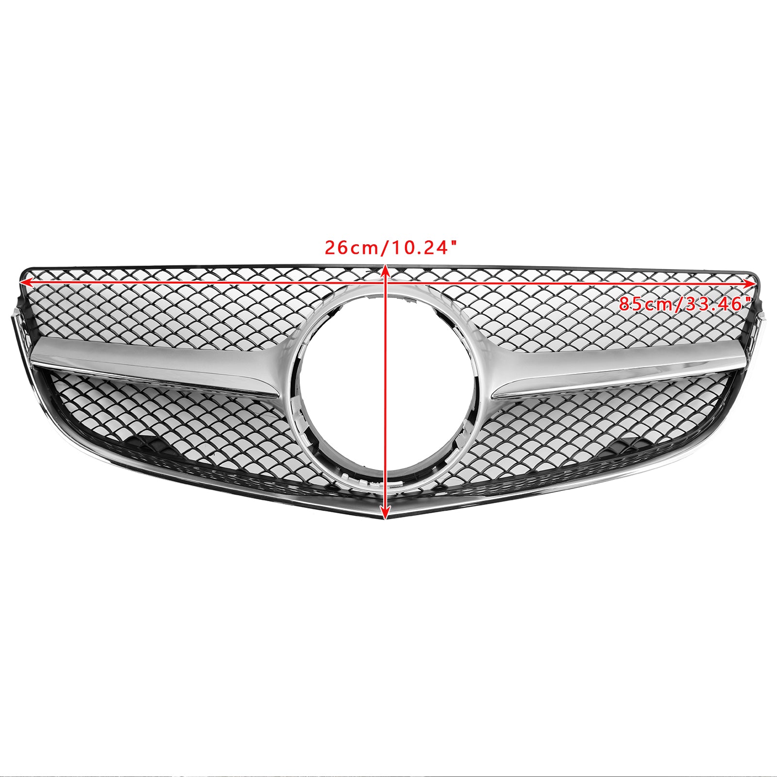 Mercedes Benz E-Class W207 / C207 Coupe E200 E300 E400 E43 2014-2017 Front Bumper Grill Replacement Grille - 0