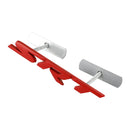 Emblema SRT da grade dianteira vermelha para carregador Challenger SRT Emblema decalque vermelho/cromado/preto-11