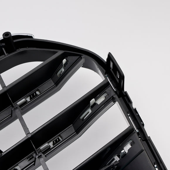 Rejilla de parachoques delantero estilo S6 compatible con Audi A6 C7 2012-2015 cromada