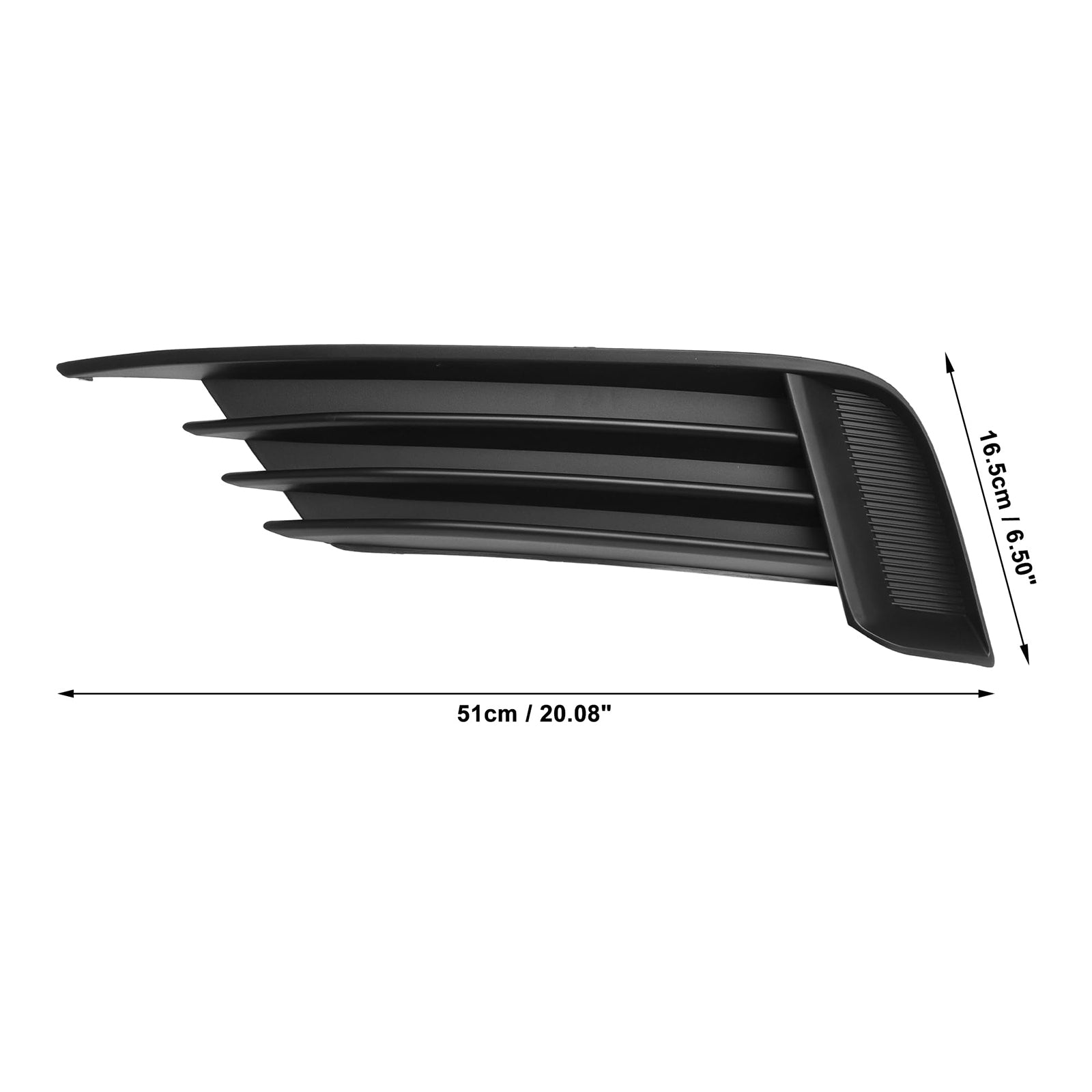 2x Auto vordere Stoßfänger Nebel-Lichtgrilles für Audi A3 S3 2013-2017