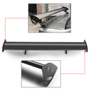 Universal Adjustable Lightweight GT Aluminum Rear Trunk Wing Black Racing Spoiler 53" / 135 cm-3