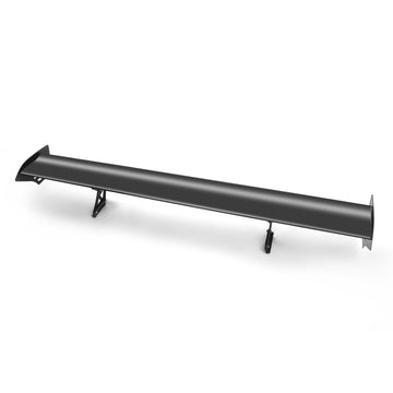 Universal Adjustable Lightweight GT Aluminum Rear Trunk Wing Black Racing Spoiler 53" / 135 cm