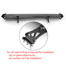 Universal Adjustable Lightweight GT Aluminum Rear Trunk Wing Black Racing Spoiler 53" / 135 cm-4