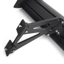 Universal Sedan Adjustable Aluminum Rear Trunk Wing Racing Spoiler W/ LED Light-19