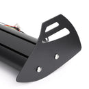 Universal Sedan Adjustable Aluminum Rear Trunk Wing Racing Spoiler W/ LED Light-5