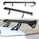 Universal Sedan Adjustable Aluminum Rear Trunk Wing Racing Spoiler W/ LED Light-2