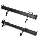 Universal Sedan Adjustable Aluminum Rear Trunk Wing Racing Spoiler W/ LED Light-3
