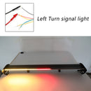 Universal Sedan Adjustable Aluminum Rear Trunk Wing Racing Spoiler W/ LED Light-13