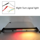 Universal Sedan Adjustable Aluminum Rear Trunk Wing Racing Spoiler W/ LED Light-14