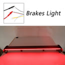Universal Sedan Adjustable Aluminum Rear Trunk Wing Racing Spoiler W/ LED Light-15