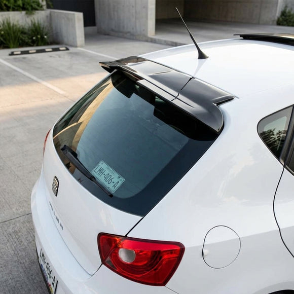 2008-2017 Seat Ibiza 6J Rear Roof Wing Gloss Black Spoiler
