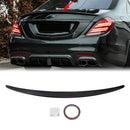 Mercedes-Benz S-Klasse (2014–2020) W222 Heckspoiler in glänzendem Schwarz-1
