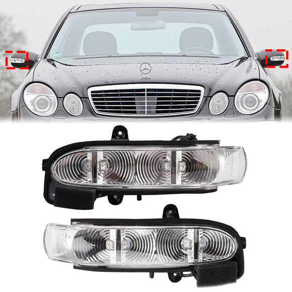 Mercedes Clase G 2008-2018 W463 Par de luces intermitentes para espejos laterales A2038201321 A2038201421