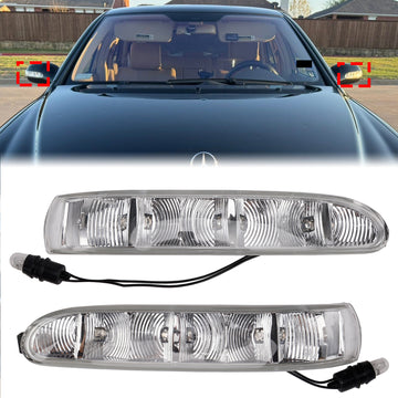 2002-2006 Mercedes S-Class W220 CL-Class W215 Pair Side Mirror Turn Signal Light A2208200521 A2208200621