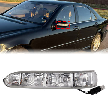 2002-2006 Mercedes S-Class W220 CL-Class W215 Left Side Mirror Turn Signal Light A2208200521