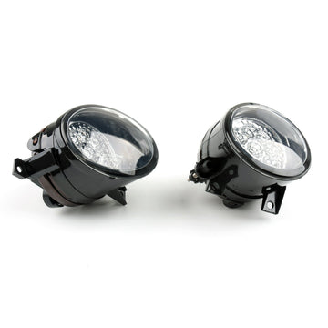 2005-2008 VW Golf Plus Pair Front LED Powered Front Fog Lights Bright White 1K0941699 - 0