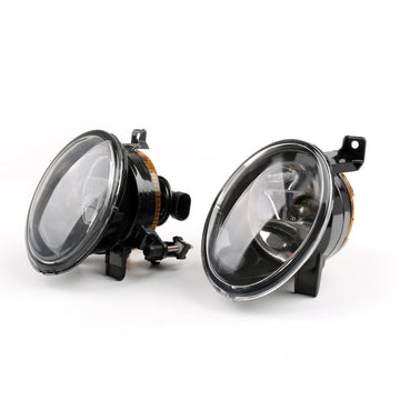 2009-2012 VW Golf Plus New Pair Of Front Convex Lens Fog Lamp Fog Light 9006
