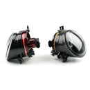 Pair Front Bumper Convex Lens Fog Light For VW MK5 Golf Jetta Bora 2005-2010-1