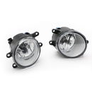 Coppia fendinebbia con kit copertura cablaggio interruttore per Toyota Yaris Hatch 2012 2013 2014-4