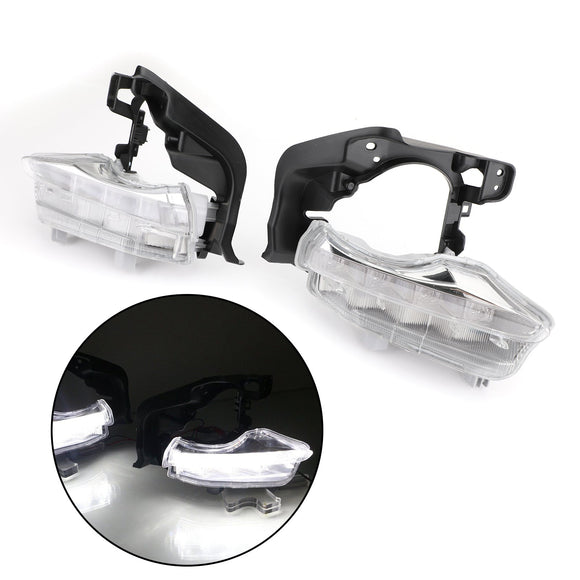 2PCS LED DRL Daytime Running Light Fog Lamp For 2014 2015 2016 Toyota Highlander