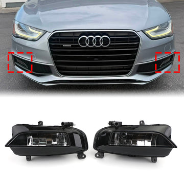 2013-2015 AUDI S4 A4 S-Line B8.5 Pair Front Bumper Halogen Fog Light Lamp 8K0941699C 8K0941700C