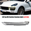 2015-2017 Porsche Cayenne 958 Coppia LED Fendinebbia DRL Luci di marcia diurna 95863118130 95863118230-4