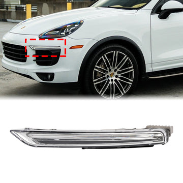 Porsche Cayenne 958 2015-2017 LED fendinebbia DRL luci diurne lato sinistro 95863118130