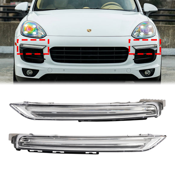 2015-2017 Porsche Cayenne 958 paire de feux de jour LED antibrouillard DRL 95863118130 95863118230