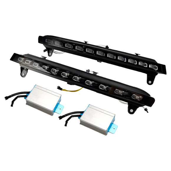 Paire de feux de jour LED 4L0953041 4L0953042 pour Audi Q7 4L 2007-2009